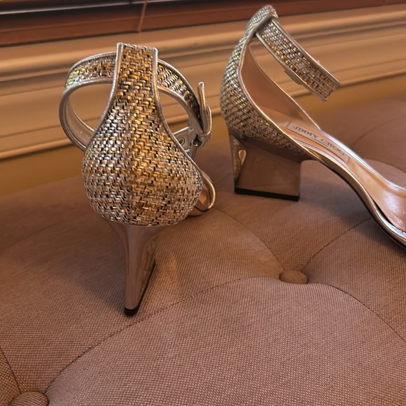 Jimmy Choo Edina Silver Mix - Picture 5 of 9